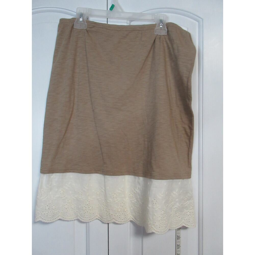 Brown Tan Altar'd State Skirt